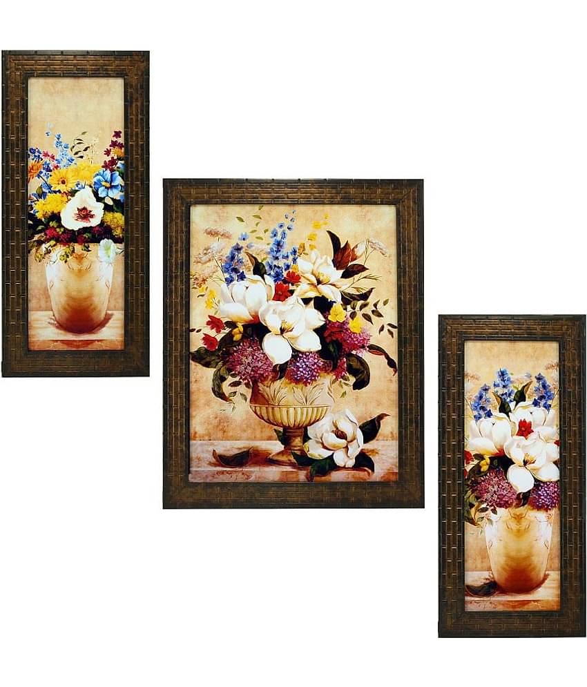 Indianara - Floral Painting With Frame