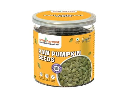 Safe Harvest Pesticide Free Raw Pumpkin Seeds 200g Safe Harvest Pesticide Free Raw Pumpkin Seeds 200g