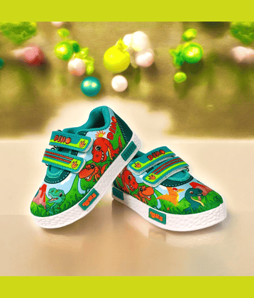 COOLZ - Sea Green Boy's Sneakers ( 1 Pair )