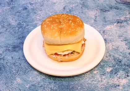 Aloo Tikki Cheese Burger