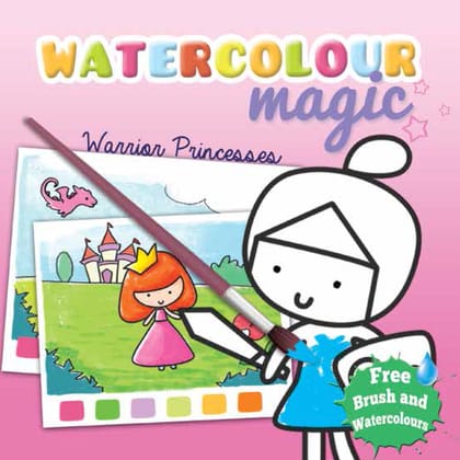 Watercolour Magic: Warrior Princesses
