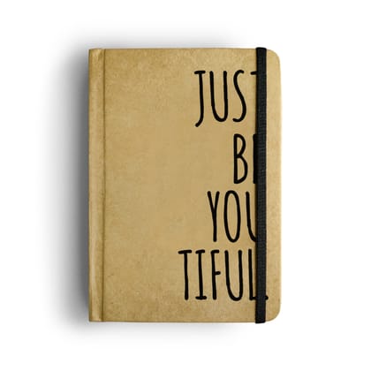 Mooch Diary Just Be You Tiful-A5 / Indian Khaki