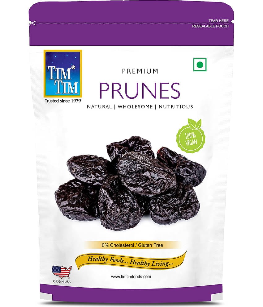 TimTim Premium Dried & Pitted Prunes, 200 G