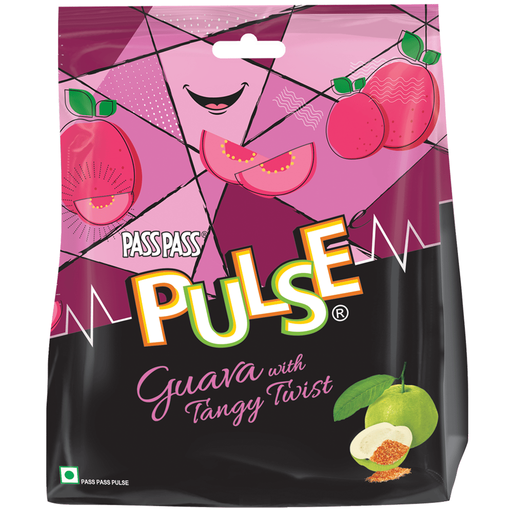 Pulse Pyramid Pouch || Guava Candy || 50 Pieces || 190 Grams
