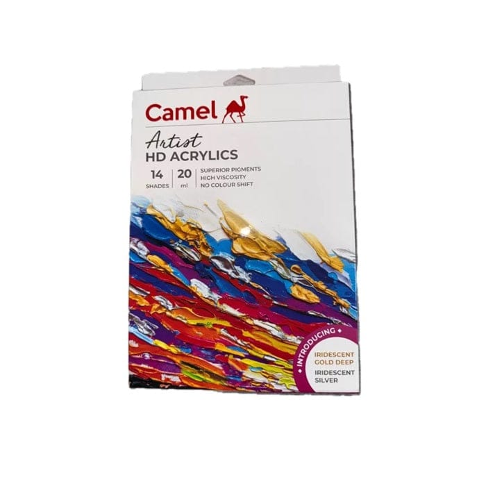 Camel Artist Hd Acrylics Set Of 14 Shades 20Ml