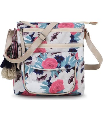 Anekaant Sling Bag Canvas Set of 1 ( Navy )