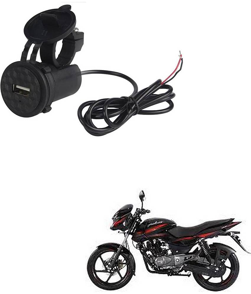 Bajaj Pulsar 150 Black USB  Bike Charger