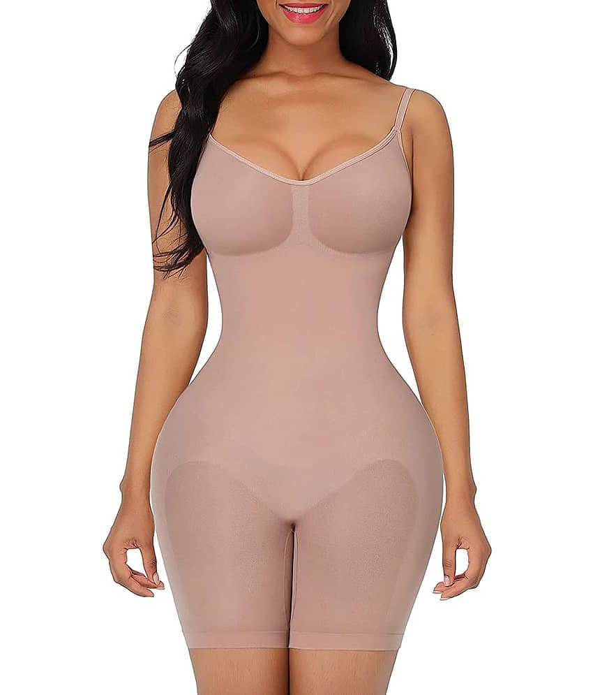 TESMEZY Pack of 1 Polyester Women's BodySuite ( Black )