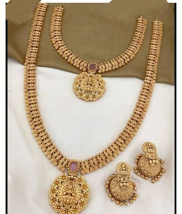 Padmavati Bangles Green Alloy Necklace Set ( Pack of 1 )