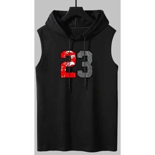 HIT SQUARE Polyster Gym/Sports Hood Cotton Blend Tshirt For Men (23)