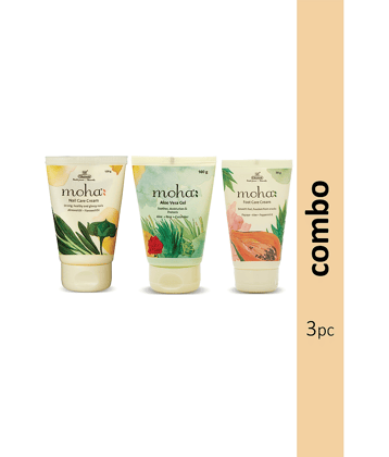 moha Aloe Vera Gel 100ml & moha Nail Care Cream 100ml & moha Foot Care Cream 50ml