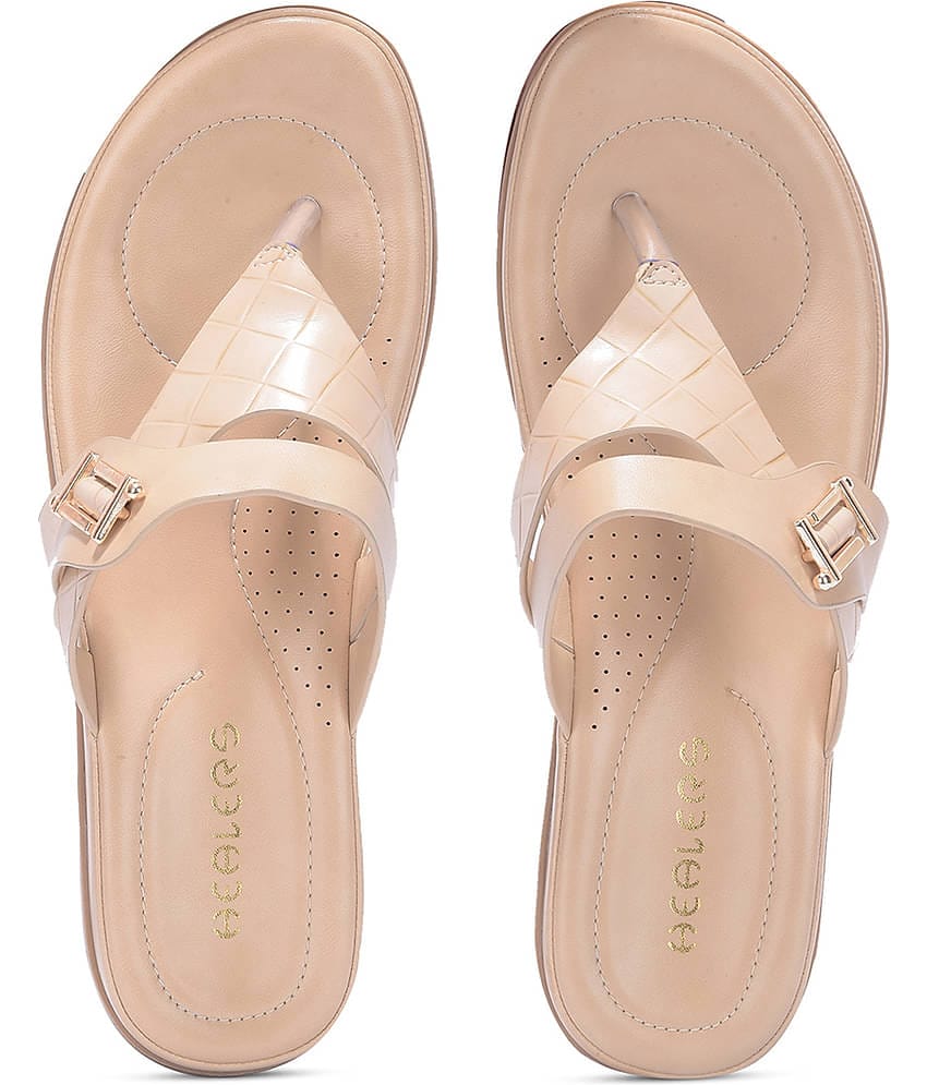 Liberty Beige Women's Leather Slipper