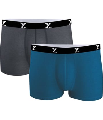 XYXX Pack of 2 Modal Trunks For Men's ( Multicolor )
