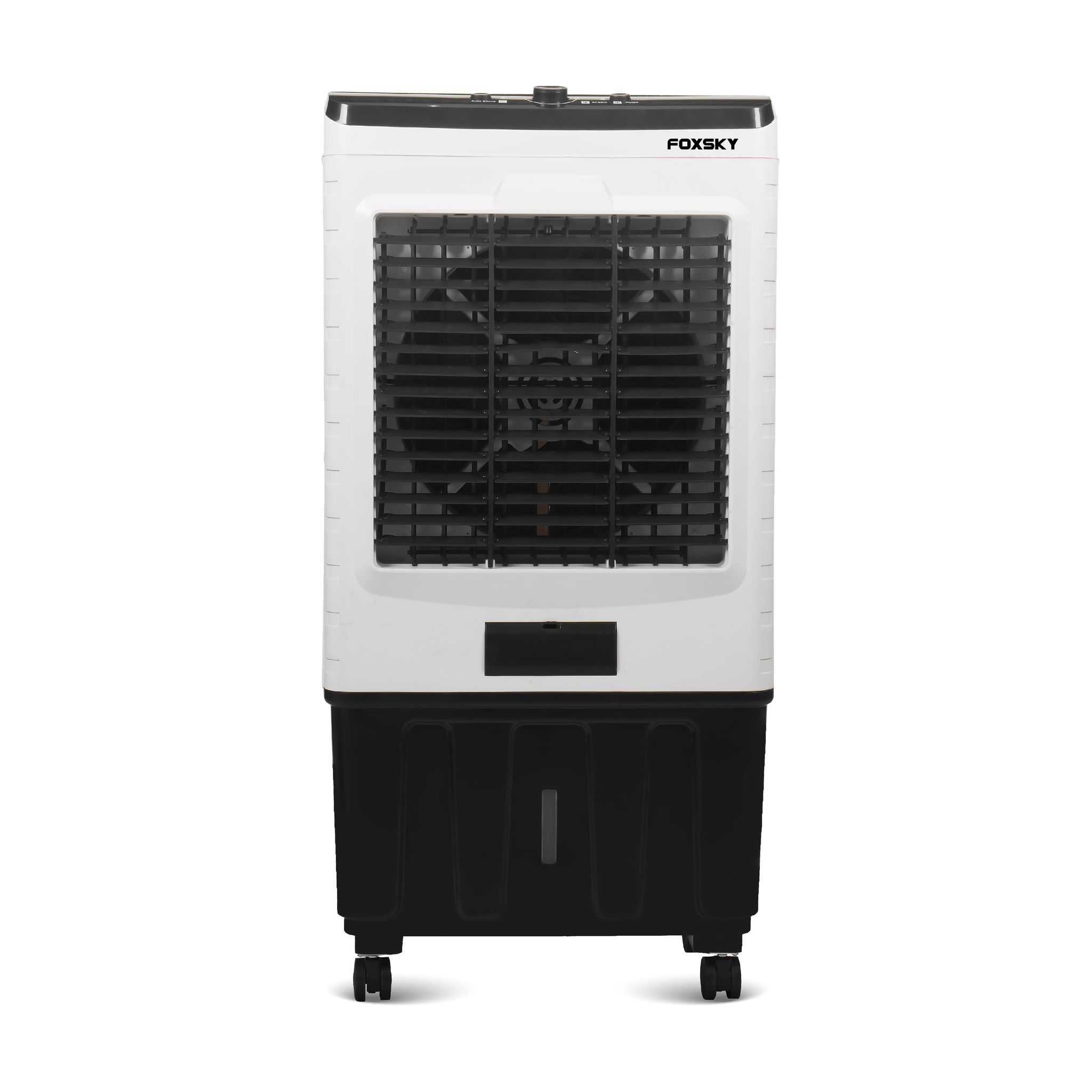 FOXSKY 70 L Desert Air Cooler With Honeycomb Pads Multilayer Cooling (White, Magnum)