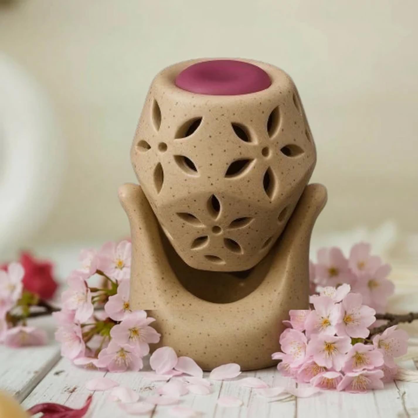 Rareity Blossom Floral Blend Aroma Melt | Carved Hand Diffuser Blossom | Creative Blend is Ideal for Living Rooms