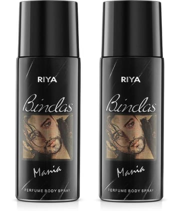 Riya Bindas Deodorant Spray & Perfume For Men 300 ( Pack of 2 )