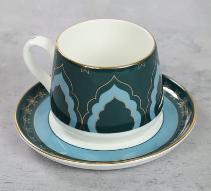 Nature'S Bloom Cup And Saucer Set Of 4