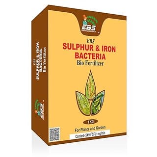EBS Sulphur and iron Bio fertilizer for all crops and plants (5kg (Pack of 5))