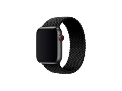 DailyObjects Braided Solo Loop Apple WatchBand (38/40/41mm) - Black