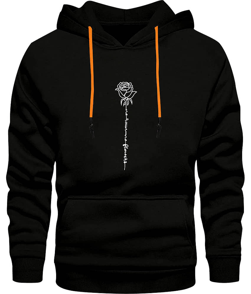 fashion and youth Cotton Blend Hooded Men's Sweatshirt - Black ( Pack of 1 )