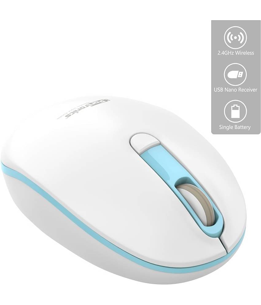 Portronics Toad 11:Wireless Mouse ,Blue (POR 015)
