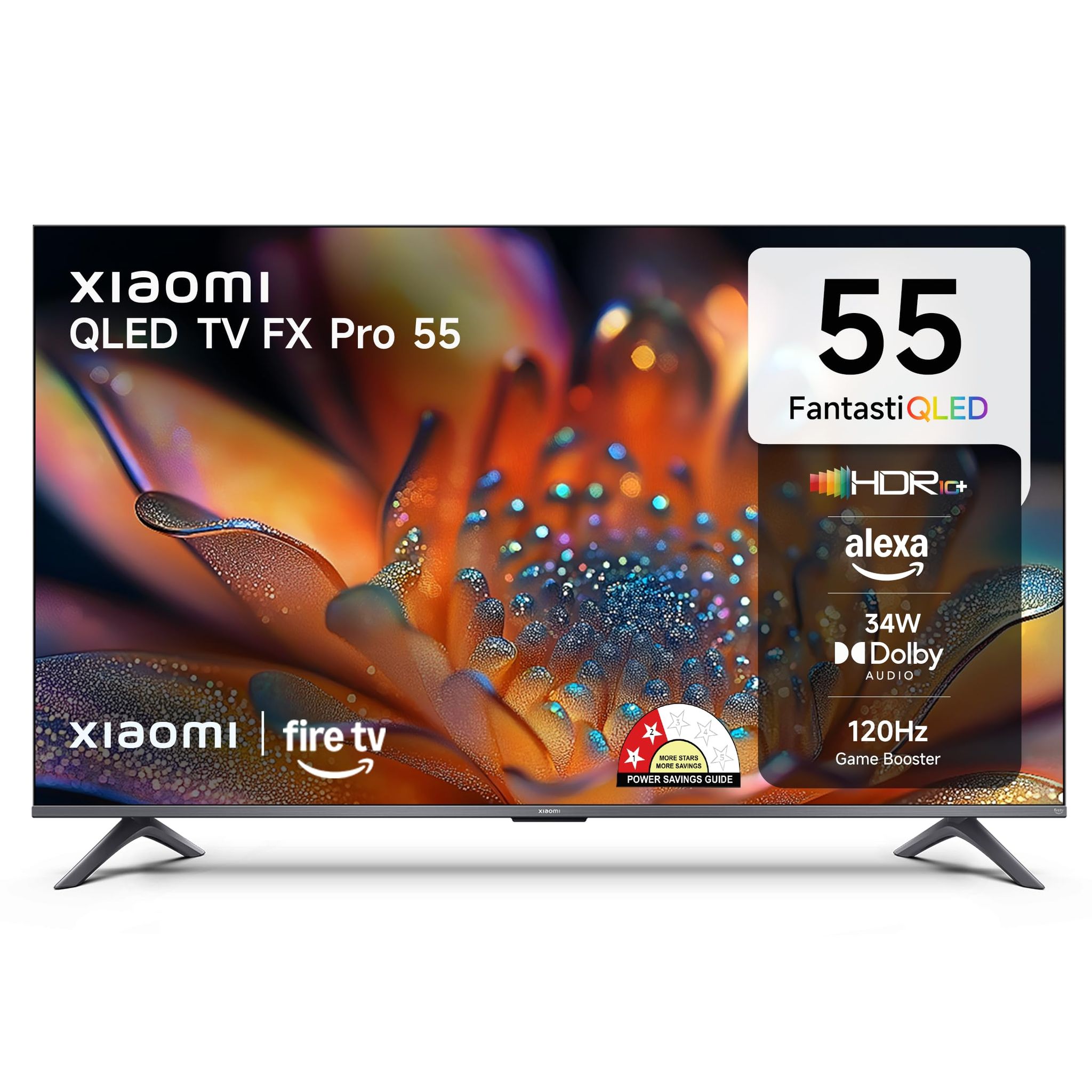Xiaomi 138 cm (55 inch) FX Pro QLED Ultra HD 4K Smart Fire TV L55MB-FPIN black / 55 inches