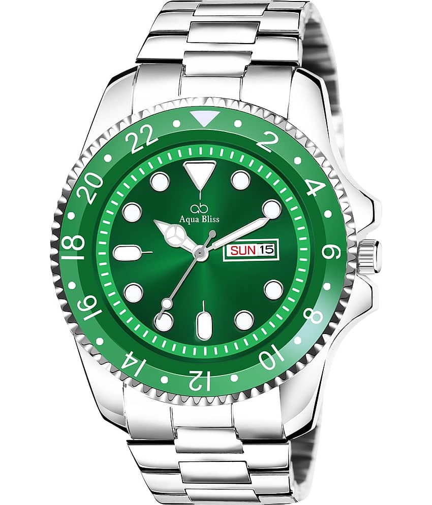 AQUA BLISS - Silver Stainless Steel Analog Men's Watch