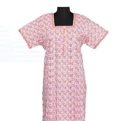 Relax Cotton Nighty Feeding (Size 2XL)