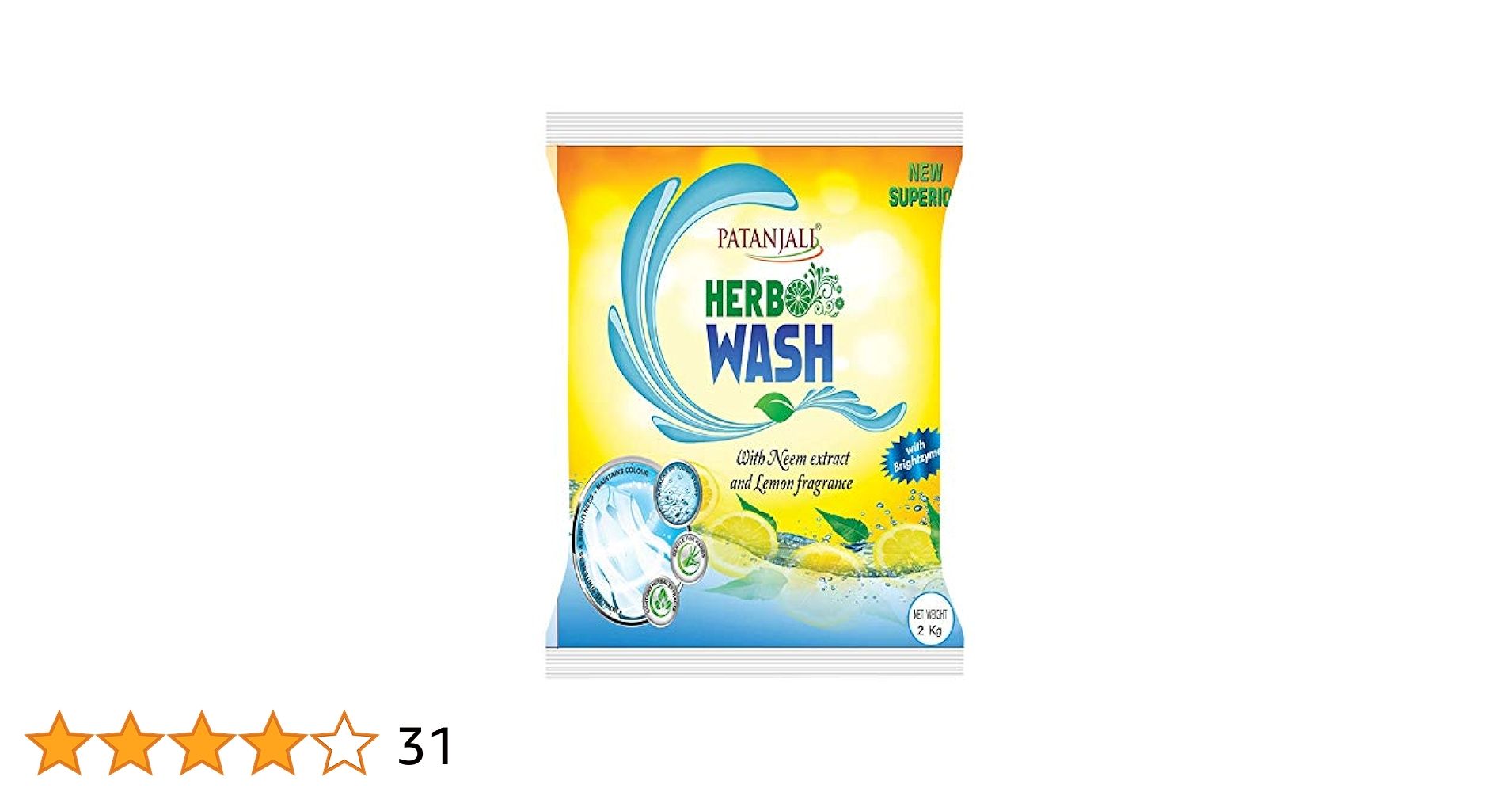 PATANJALI HERB WASH NEEM&LEMON 2KG