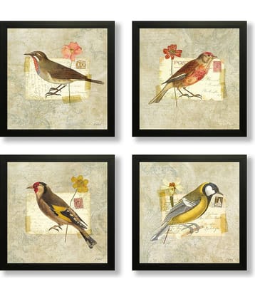 Saf - Bird Painting With Frame