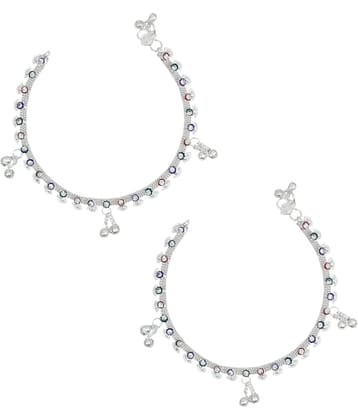 AKLINA Multicolor Anklets ( Pack of 2 )