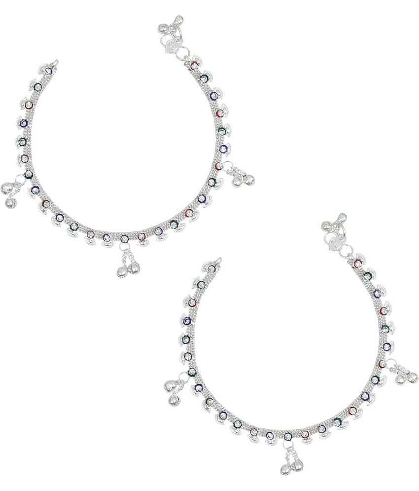 AKLINA Multicolor Anklets ( Pack of 2 )