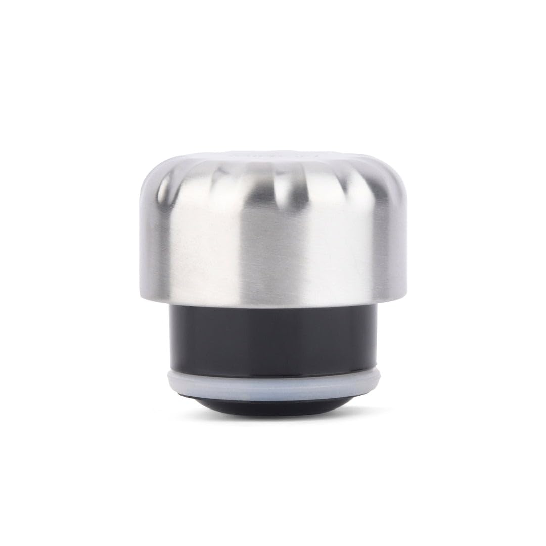 Spare Lid for Milton Duo DLX Bottle Compatible with 500ml With Silicone Ring | Leakproof Stainless Steel Cap