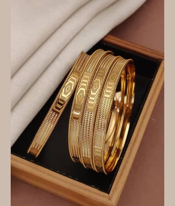 Shivay Fashion Gold Bangle ( Pack of 1 )