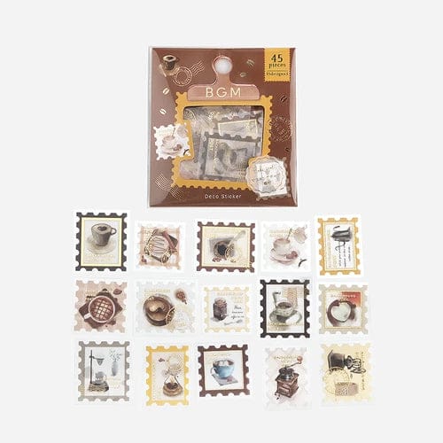 BGM Flake Stickers- Post Office*Coffee