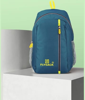 FLYSACK Green PU Backpack ( 22 Ltrs )