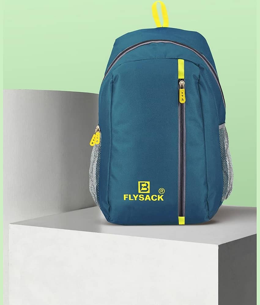 FLYSACK Green PU Backpack ( 22 Ltrs )