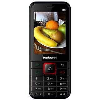 Karbonn Jumbo K9 2.6 Inch Dual Sim Feature Phone (Black)_140clone