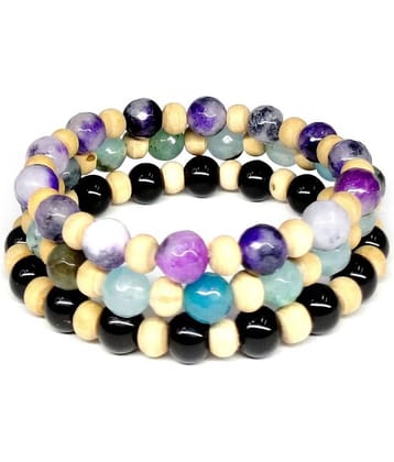 DAIVYA WELLNESS - Multicolor Bracelet ( Pack of 3 )