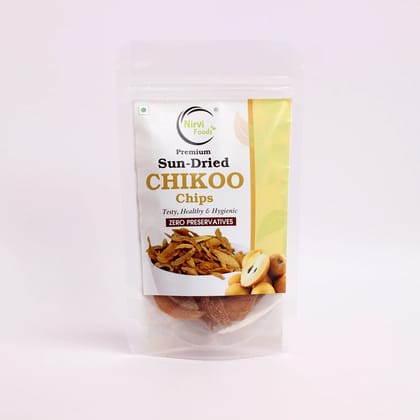 Premium Sun (Solar)Dried Chikoo Chips  by Nirvi Foods