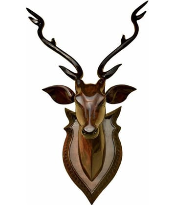 Binandita Art and Crafts Black Wood Handicraft Showpiece - Pack of 1