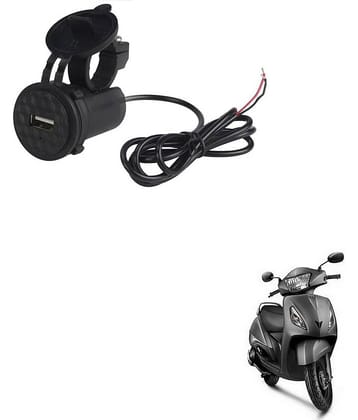 TVSJupiter Black USB  Bike Charger