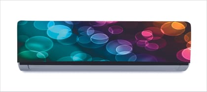 DreamKraft Beautiful Lighting Bokeh AC Sticker (Multicolor PVC Vinyl, 30cm X 91cm)