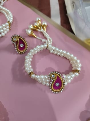 Elegant Hand Harness Bracelet with Ring