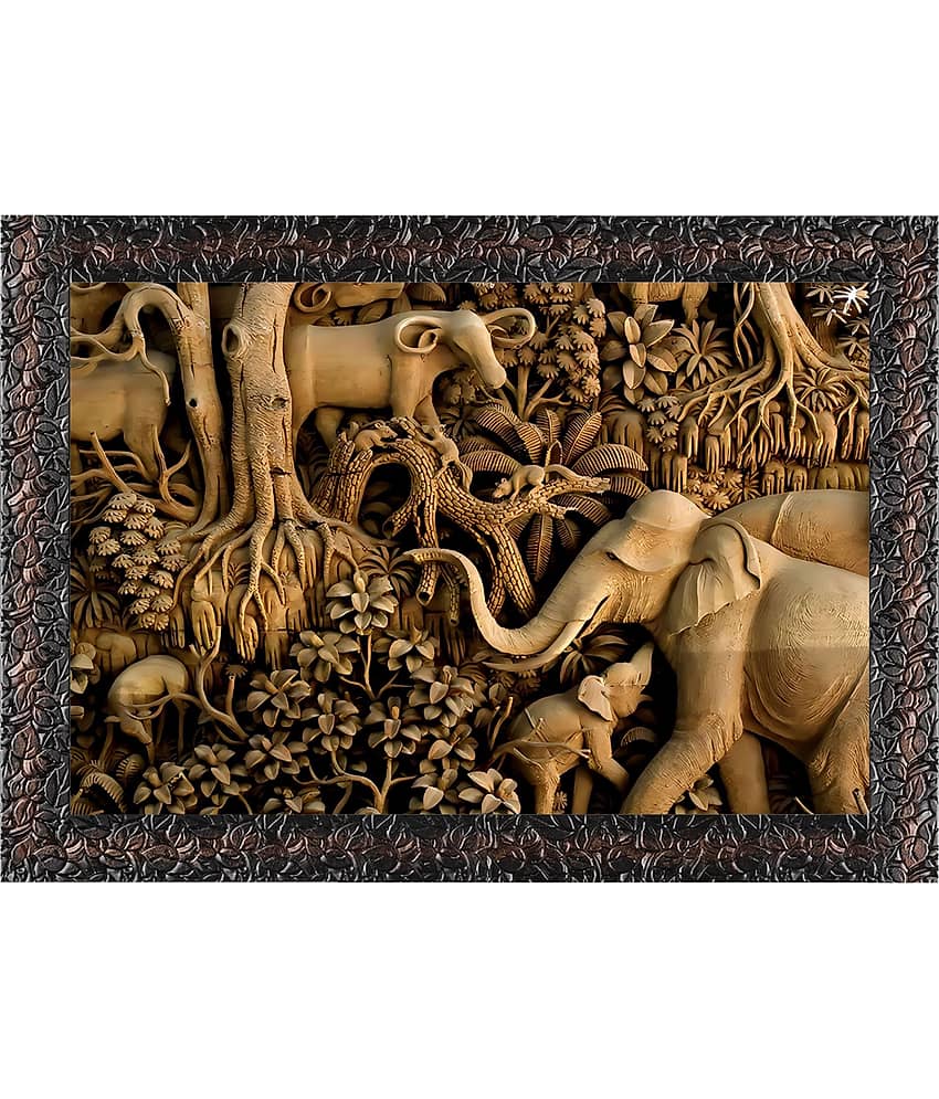 Indianara Animal Painting With Frame