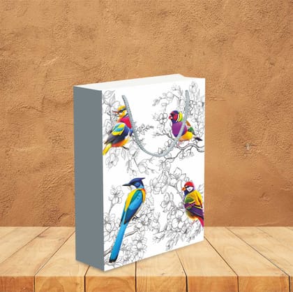 200 GSM Nature Bird Printed Paper Gift Bags, Paper Carry Bags For Birthday Gift, Return Gift Bags, Office Party, Corporate Gifting & Get Together (Size:11x7.5x 3 inch) - Set of 10 200 GSM Nature Bird Printed Paper Gift Bags, Paper Carry Bags For Birthday Gift, Return Gift Bags, Office Party, Corporate Gifting & Get Together (Size:11x7.5x 3 inch) - Set of 10