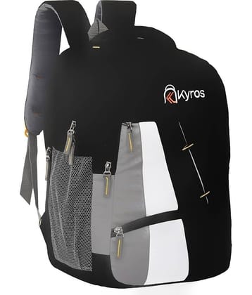 Kyros Black Polyester Backpack ( 45 Ltrs )