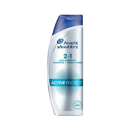 Head & Shoulders Active Protect 2 In 1 Anti-Dandruff Shampoo + Conditioner, Upto 100% Dandruff Free, 180 Ml
