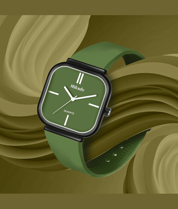 Mikado Olive Silicon Analog Men's Watch