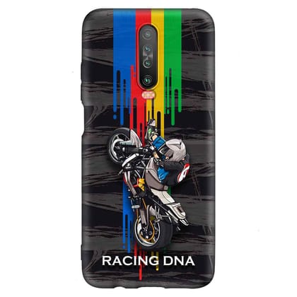 Racing India POCO X2 Premium Embossed Mobile cover